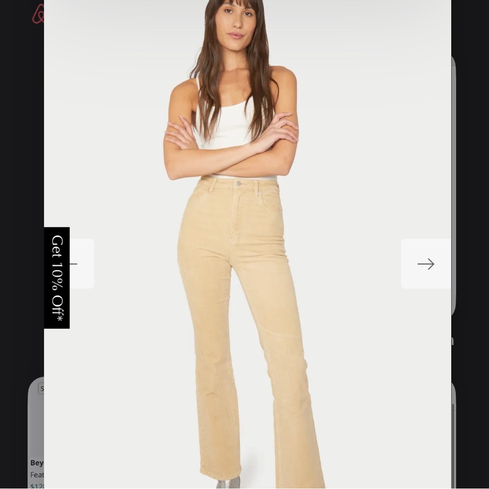 ROLLA'S Tan Boot Cut Pants